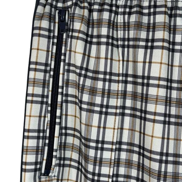 Urban Outfitters Medium Pants Plaid Pull-On Stretch Zip Pockets Hi-Rise Creased - Picture 3 of 9